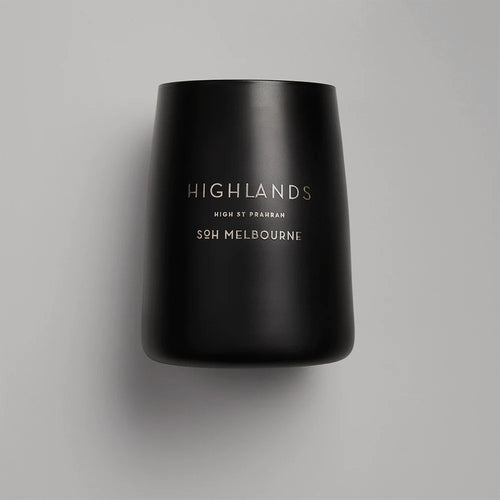Highlands Black Matte Candle