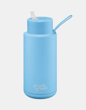 Ceramic Reusable Bottle 1L Straw (Various Colours)