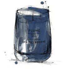 Plume Navy Matte Candle